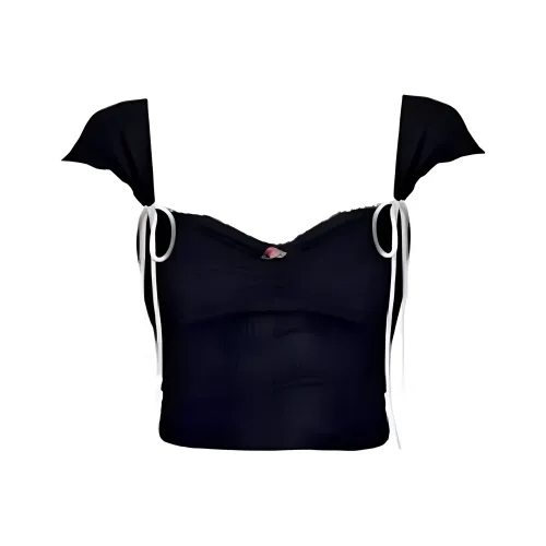 SLEEP AT 11 Черные Женские Майки