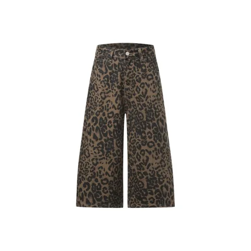 SHIJI SY 5505 1 Леопардовый принт Женские джинсовые шорты