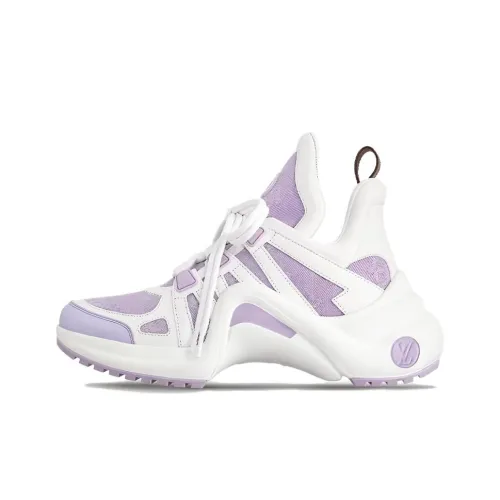 LOUIS VUITTON Archlight 1,0 Низкий Топ Повседневная Обувь Женская Фиолетовая