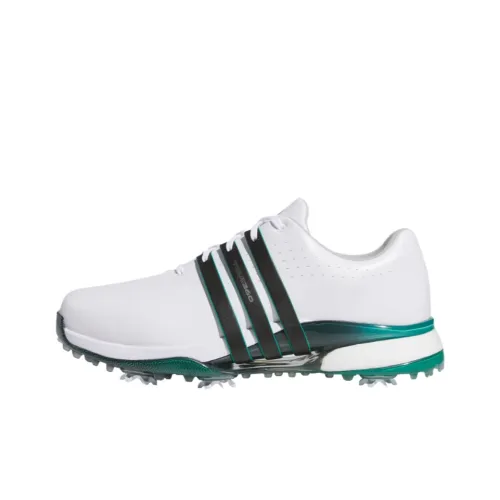 Adidas Tour360 24 Low Топ Мужская Обувь для гольфа Белый Зеленый