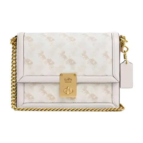 COACH Hutton Искусственная кожа Сумка через плечо Маленькая женская сумка мел белого цвета