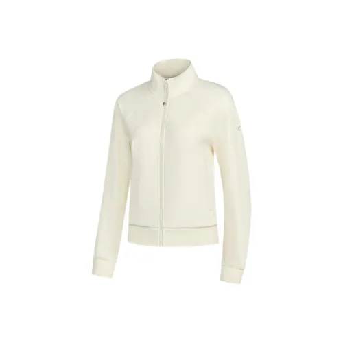 QIAODAN Sports Life Collection Кремово-белые Женские Куртки