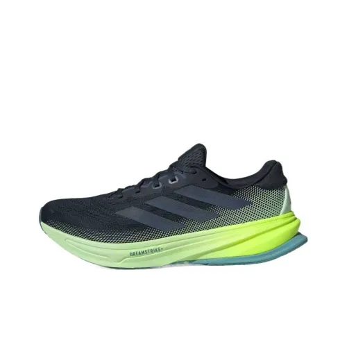 Adidas Supernova Rise 2 Low Топ Беговые кроссовки Мужской Черный Желтый