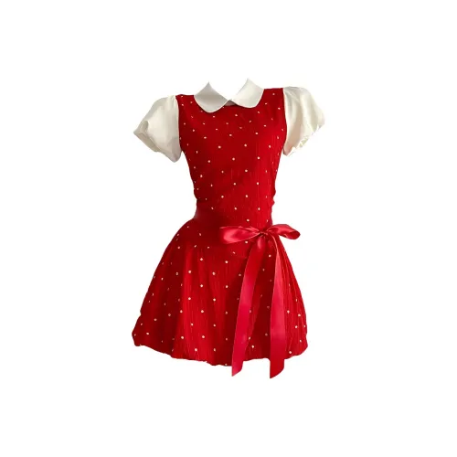 ONE PASS STUDIO Короткий рукав Платье Женское