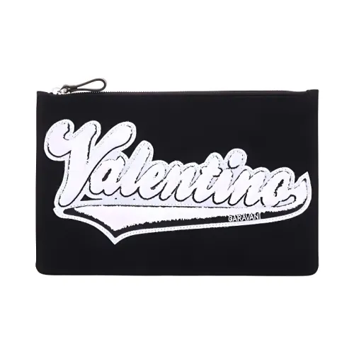 Valentino Холст Кошелек Клатч Стандартный Унисекс Черный
