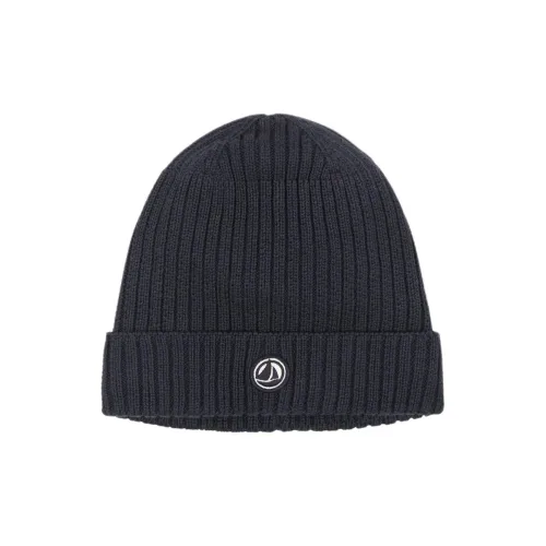 PETIT BATEAU Трикотажная ткань Шапки-бини Детский Черный