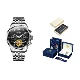 Стальной браслет, глубокий черный