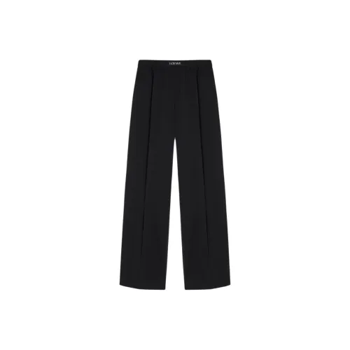 LOEWE Черные Женские Повседневные Брюки