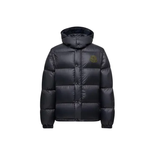 Moncler CYCLONE 2 в 1 С капюшоном Короткий пуховик пуховик Мужской Темно-синий