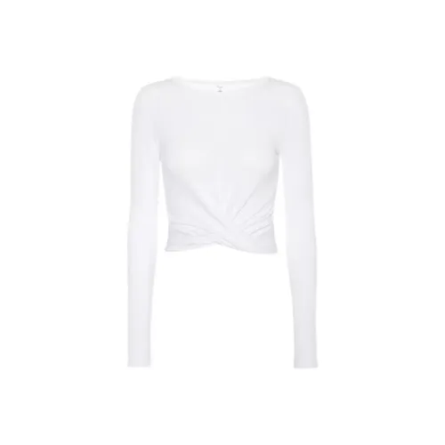 Alo Yoga Белые Женские Футболки