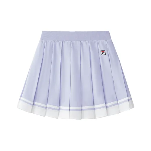 FILA KIDS SS25 Многоцветный Логотип бренда Умеренный Юбка Лето Дети Возраст 3-7 лет Холодный фиолетовый