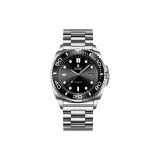 [over Time Коллекция A8-2] Глубокий черный стальной браслет