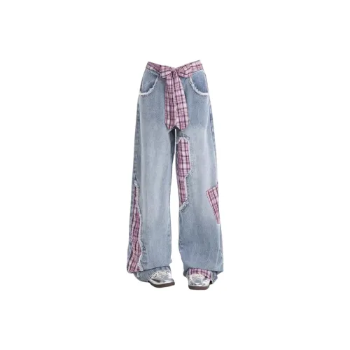 UNA RETA Унисекс Джинсы