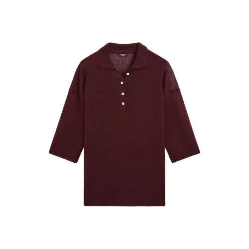 Massimo Dutti Красный Женский Трикотаж