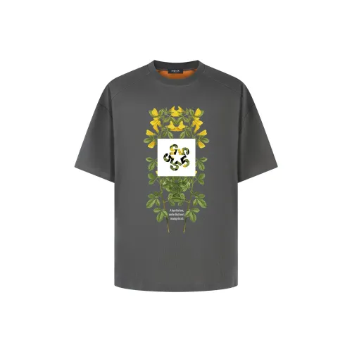 FIVE CM Серый Земля Апельсин Унисекс T-рубашки