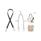 [Двухкомпонентный комплект] Подмышечная серебряная застежка 65 см + декоративная цепочка с камелией