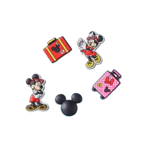 Crocs ПВХ Аксессуары для обуви Женские Черный Красный