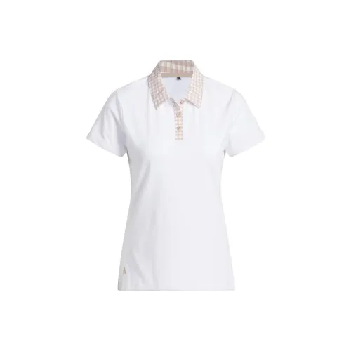 Adidas Поло Женское Белое