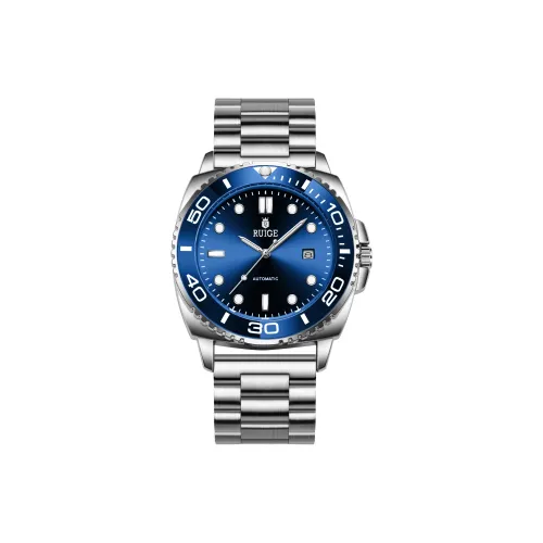 RUIGE Transcend Collection Механические часы Мужские часы Синий циферблат