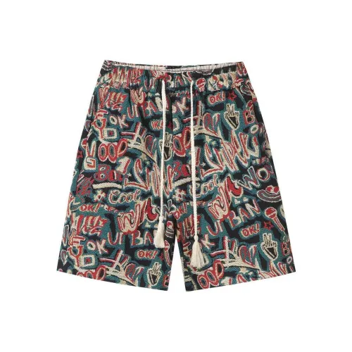 LPZ Шри-Ланка Красный Унисекс Повседневные шорты