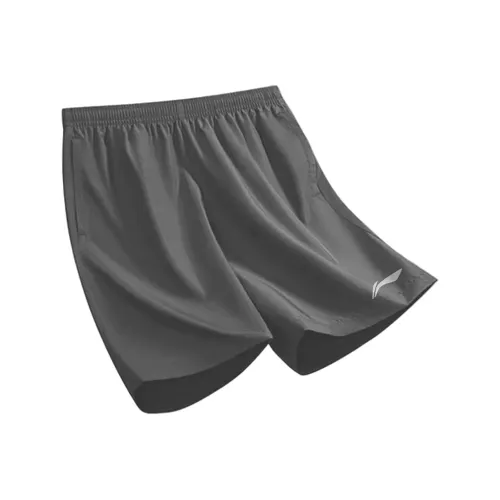 LINING Ультраматовый серый Унисекс Повседневные шорты