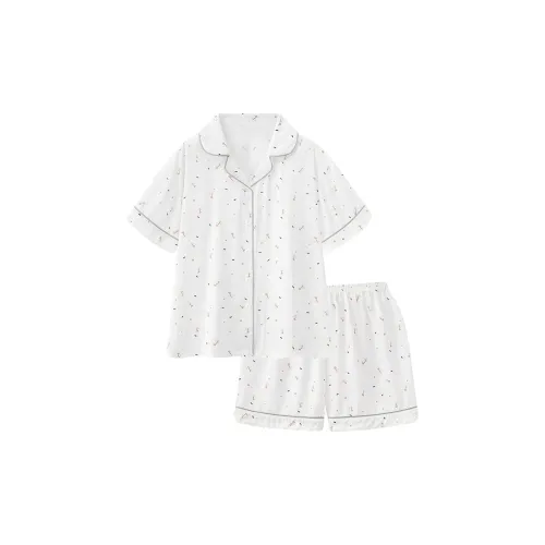 O'MESIK Белый Женские Пижамные Комплекты