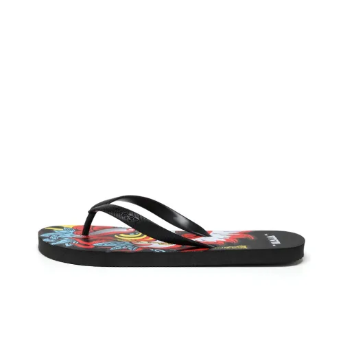 NANJIREN Износостойкие шлепанцы Мужские Черные