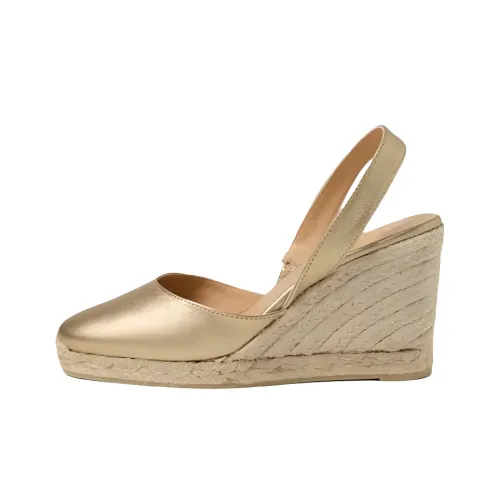 Castañer Brielle Клиновидный каблук Высокие каблуки Женские Золото