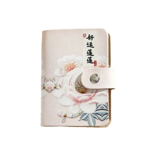 OUZIHUANG ПУ (полиуретан) Картхолдер Стандартный Унисекс Непрерывная Удача Маргаритка Белый Розовый Розовый Цветок Тюльпан