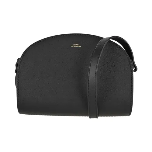 A.P.C Кожа Сумка через плечо Женская Черная