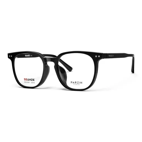 PARZIN TR Памятный пластик Круглые Оправы для очков Унисекс