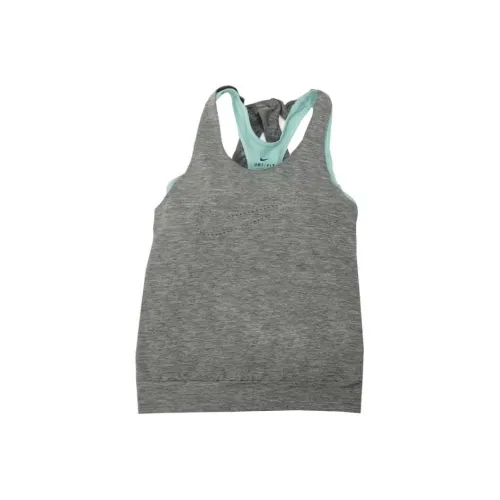 NIKE Dri Fit Серые Женские Майки