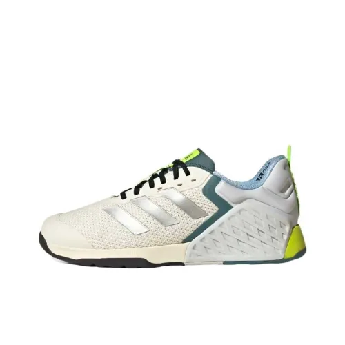 Adidas DROPSET 3 Тренировочные кроссовки Низкий топ Белый Серебряный Синий Унисекс