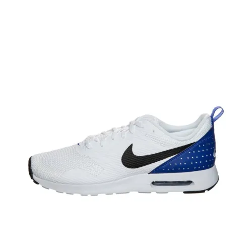 Nike Air Max Tavas Аbrasion Resistant Низкие Беговые кроссовки Унисекс Белый Черный