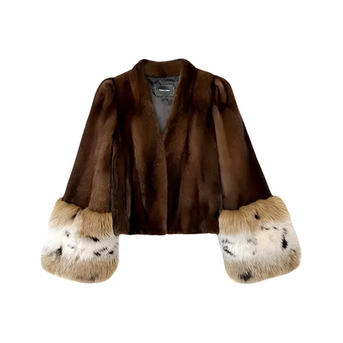LSVE Кофе Норка Оригинальные Женские Меховые изделия