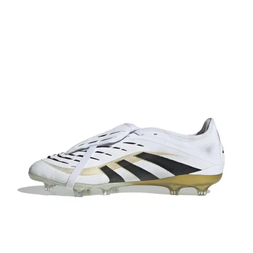 Adidas PREDATOR PRO FG Твердый грунт Противоскользящие Устойчивые к истиранию Футбольные бутсы Унисекс Белый Черный