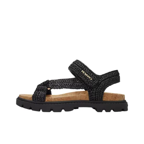 COACH Пляжные сандалии 2 см Женские Черные