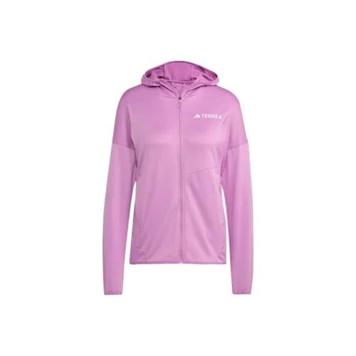 Adidas TERREX Пурпурно-розовый Женские Куртки