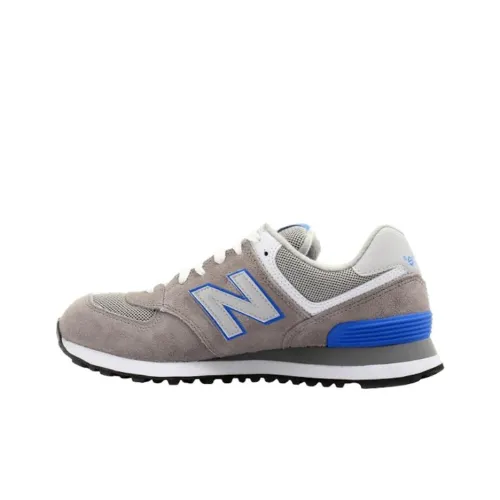 New Balance NB 574 Устойчивый к истиранию Низкий Топ Повседневная обувь Унисекс Серый