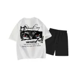 Фотиния Серый Топ Черные Штаны