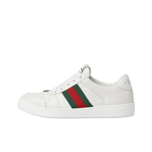 GUCCI Низкие кроссовки для скейтбординга Женские Белые