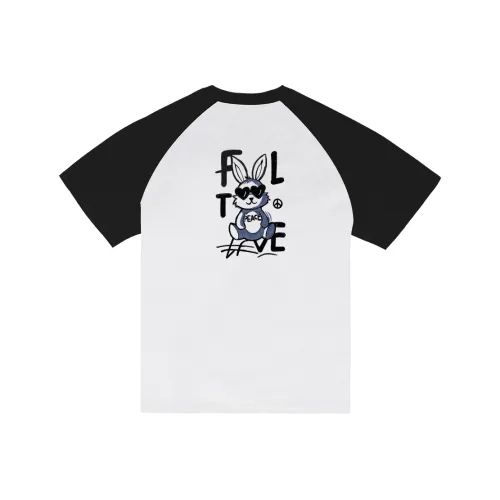 LINING Белый черный унисекс футболка