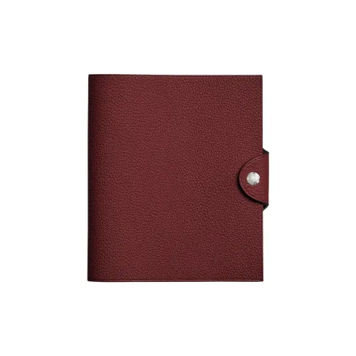 HERMES Ulysse Коровья кожа Togo Защитный чехол Унисекс 55 Руж H HERMES Красный