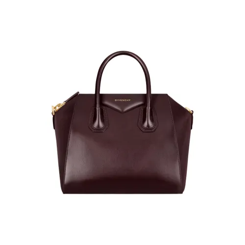 Givenchy Antigona Телячья кожа Сумка Маленькая Женская Бургунди Цвет