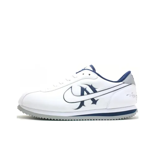 MR. Мультяшный x Nike Cortez Амортизация Низкий Топ Беговые Кроссовки Мужские Белый Синий