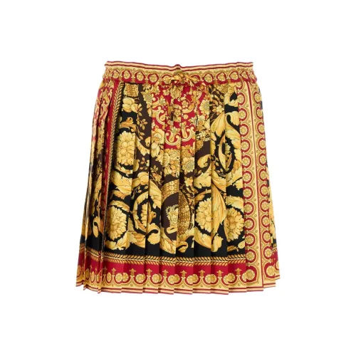 VERSACE Повседневные короткие юбки Женские Золото