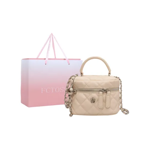 FCTOSSR ПУ (полиуретан) Сумка Женская Белая Серебряная Черная