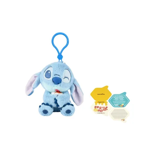 POTDEMIEL X Disney Стич Кокосовый зеленый Hug Синий Куклы Плюшевый Подвеска 11 см Рекомендуемый рост