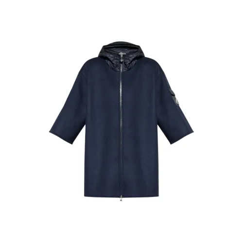 Moncler Плащ Женский Морской Синий