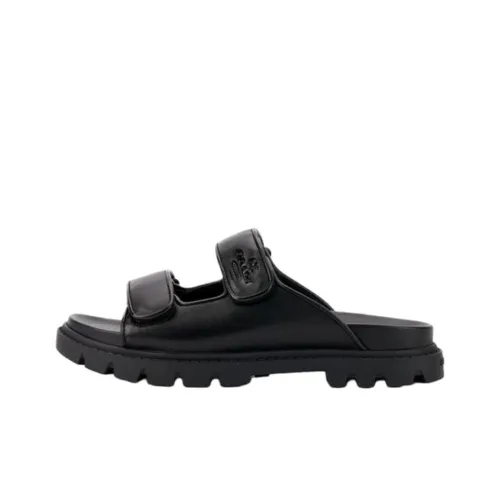 COACH Слипоны Женские Черные